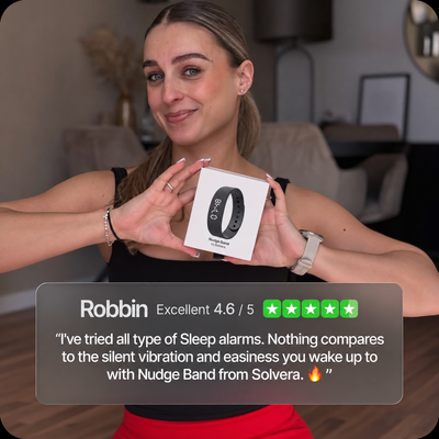 The Nudge Band™ – The World's First Silent Vibrating Wrist Alarm