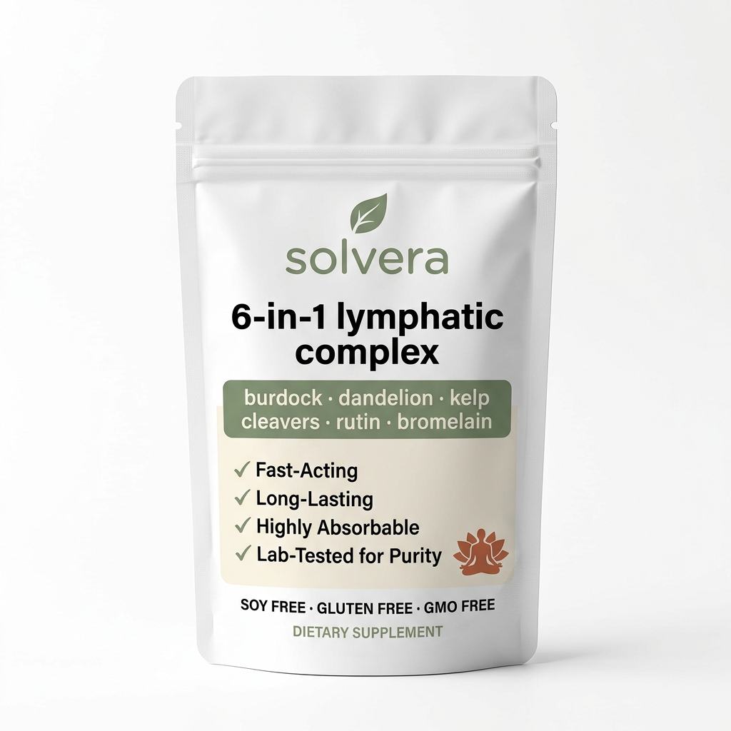 Solvera — 6-in-1 Burdock & Dandelion Lymphatic Complex