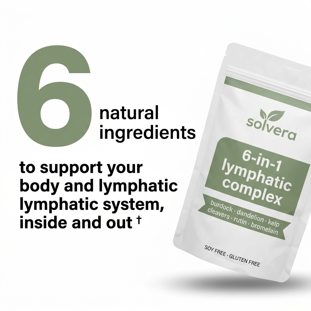 Solvera — 6-in-1 Burdock & Dandelion Lymphatic Complex