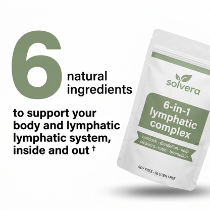 Solvera — 6-in-1 Burdock & Dandelion Lymphatic Complex
