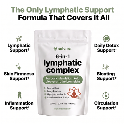 Solvera — 6-in-1 Burdock & Dandelion Lymphatic Complex