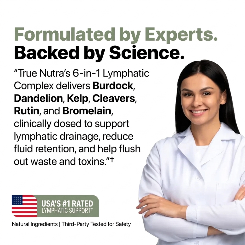 Solvera — 6-in-1 Burdock & Dandelion Lymphatic Complex