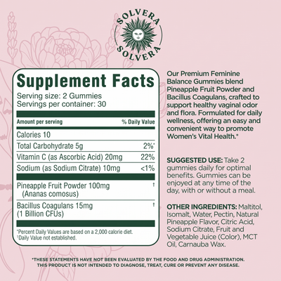 Solvera Feminine Balance Gummies