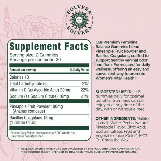 Solvera Feminine Balance Gummies